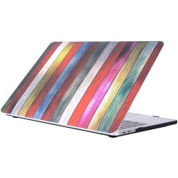 Mobigear Design Wood MacBook Pro 15 pouces (2016-2019) Coque rigide pour MacBook - Model 3 - Modèle A1707 / A1990