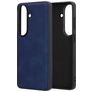 Mobiparts Classic Coque Samsung Galaxy S26 MagSafe Coque arrière en TPU,Similicuir - Sapphire Blue