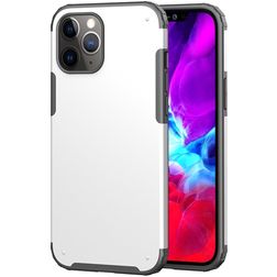 Mobigear Ultra Tough Coque iPhone 12 Pro Max Coque arrière Rigide Anti-Chocs - Blanc
