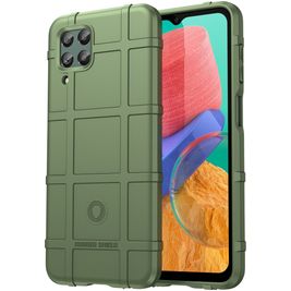 Mobigear Rugged Shield Coque Samsung Galaxy M33 Coque arrière en TPU Souple Anti-Chocs - Vert
