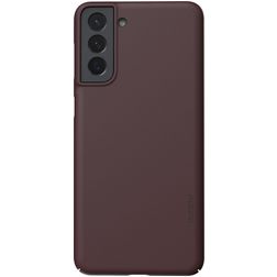 Nudient Thin Precise Coque Samsung Galaxy S21 Plus Coque arrière Rigide - Sangria Red