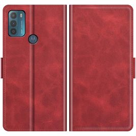 Mobigear Slim Magnet Housse Motorola Moto G50 Etui Porte-Monnaie - Rouge
