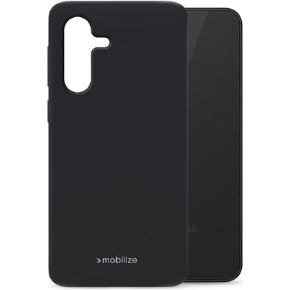Mobilize Rubber Gelly Coque Samsung Galaxy A27 Coque arrière en TPU Souple - Noir