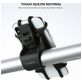 Mobigear Silicone Support Vélo Guidon Pince Universel (max 15 cm x 8 cm) - Noir