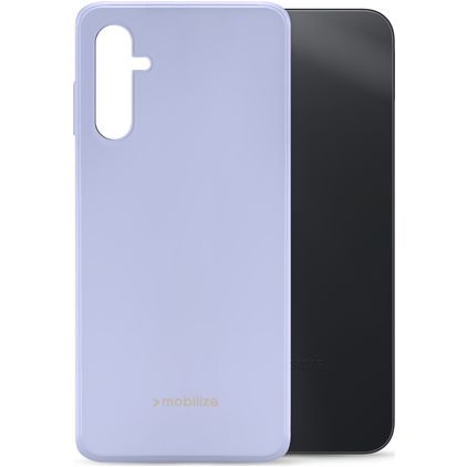 Mobilize Rubber Gelly Coque Samsung Galaxy A14 Coque arrière en TPU Souple - Pastel Purple