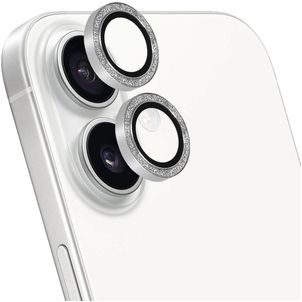 Mobiparts iPhone 16 Plus Verre trempé Protection Objectif Caméra - Compatible Coque - Argent