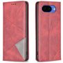 Mobigear Rhombus Slim Housse Google Pixel 10a Etui - Rouge