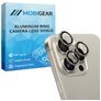 Mobigear Single iPhone 16 Pro Verre trempé Protection Objectif Caméra - Compatible Coque - Argent
