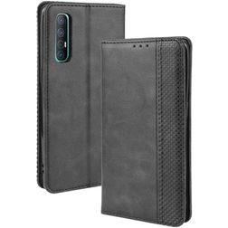 Mobigear Sensation Housse OPPO Reno 3 Pro Etui Porte-Monnaie - Noir