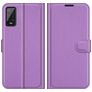 Mobigear Classic Housse Wiko Power U20 Etui Porte-Monnaie - Violet