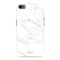 MIO Coque iPhone 7 MagSafe Coque arrière Rigide - White Marble