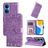 Mobigear Sunflower Housse HONOR X7 Etui Porte-Monnaie - Violet