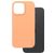 CARE by PanzerGlass Fashionable Coque iPhone 16 Pro Max MagSafe Coque arrière en Silicone - Peachy