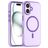 Mobigear Shockproof Coque iPhone 16 MagSafe Coque arrière en TPU Souple - Violet