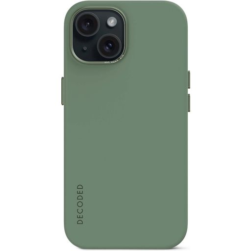 Decoded Coque iPhone 15 Coque arrière en Silicone - Sage Leaf