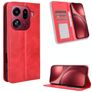 Mobigear Sensation Housse OPPO Find X9 Pro Etui Porte-Monnaie - Rouge