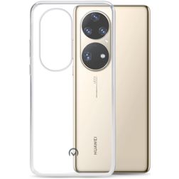 Mobilize Gelly Coque Transparente Huawei P50 Pro Coque arrière en TPU Souple - Transparent