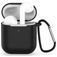 Mobigear Classic Coque Apple AirPods 1 Coque en Silicone Souple - Noir