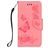 Mobigear Butterfly iPhone X Étui Portefeuille - Rose