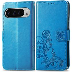 Mobigear Clover Housse Google Pixel 9 Pro XL Etui Porte-Monnaie - Bleu