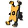 Mobigear PushHold Support Vélo Guidon Pince Universel - Jaune