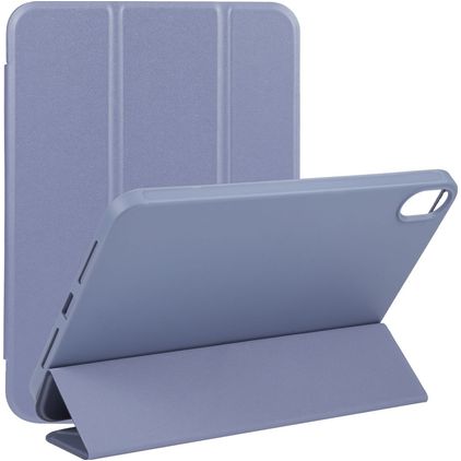 Mobigear Tri-Fold Gel Coque iPad Mini 7 (2024) Etui en TPU,Similicuir - Lavande