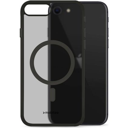 Mobilize Hybrid Pro Coque iPhone 7 MagSafe Coque arrière Rigide Anti-Chocs - Noir