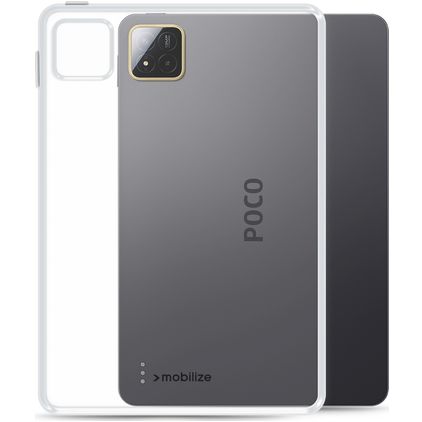 Mobilize Gelly Case Coque POCO Pad X1 Coque arrière en en TPU Souple - Transparent