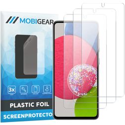 Mobigear Samsung Galaxy A52s 5G Protection d'écran Film - Compatible coque (Lot de 3)