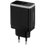 Mobiparts Wall Charger - Double USB 24W 4.8A - Noir