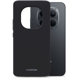 Mobilize Rubber Gelly Xiaomi Redmi Note 17 Pro TPU souple Coque arrière - Noir