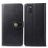 Mobigear Snap Button OPPO A72 Étui Portefeuille - Noir