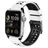 Mobigear Aero Armor Bracelet Silicone Apple Watch Fermeture boucle ardillon - 49/46/45/44 mm - Noir / Blanc