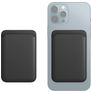 Mobigear Wallet - Porte Cartes en - 3 Cartes - Compatible MagSafe - Noir