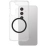 CARE by PanzerGlass Flagship Coque Samsung Galaxy S25 Ultra MagSafe Coque arrière Rigide - Transparent / Noir