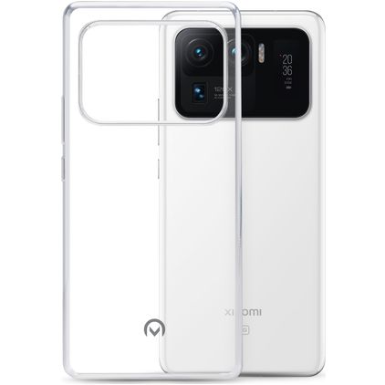 Mobilize Gelly Coque Transparente Xiaomi Mi 11 Ultra Coque arrière en TPU Souple - Transparent