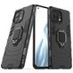 Mobigear Armor Ring Coque Xiaomi Mi 11 Coque arrière Rigide Anti-Chocs avec Anneau-Support - Noir