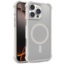 Mobigear Armor Shield Coque iPhone 16 Pro MagSafe Coque arrière Rigide - Gris