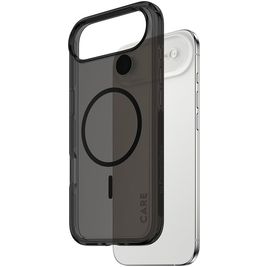 CARE by PanzerGlass Flagship Coque iPhone Air MagSafe Coque arrière Rigide - Smokey Black