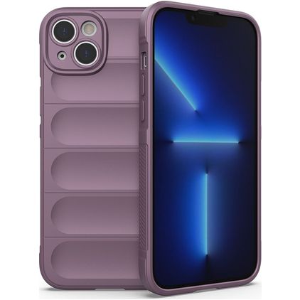 Mobigear Bumpy Coque iPhone 14 Plus Coque arrière en TPU Souple - Violet