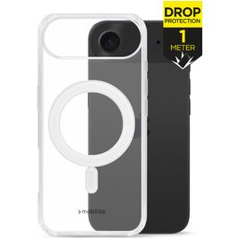 Mobilize Naked Protection Coque Transparente iPhone Air MagSafe Coque arrière Rigide Anti-Chocs - Transparent