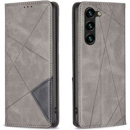 Mobigear Rhombus Slim Housse Samsung Galaxy S25 Plus Etui - Gris