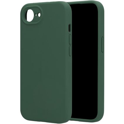 Mobiparts Coque iPhone 17e Coque arrière en Silicone - Forest Green