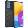 Mobigear Groove Coque Samsung Galaxy M52 Coque arrière en TPU Souple - Noir