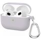 Mobigear Classic Coque Apple AirPods 3 Coque en Silicone Souple - Lavande