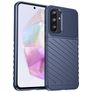 Mobigear Groove Coque Samsung Galaxy A56 Coque arrière en TPU Souple - Bleu