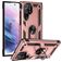 Mobigear Armor Ring Coque Samsung Galaxy S23 Ultra Coque arrière Rigide Anti-Chocs avec Anneau-Support - Rose doré