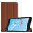 Mobigear Tri-Fold Coque Lenovo Tab E7 Etui - Marron