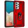 Mobigear Armor Ring Coque Samsung Galaxy A53 Coque arrière Rigide Anti-Chocs avec Anneau-Support - Rouge