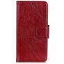 Mobigear Classy Housse HTC Desire 21 Pro Etui Porte-Monnaie - Rouge